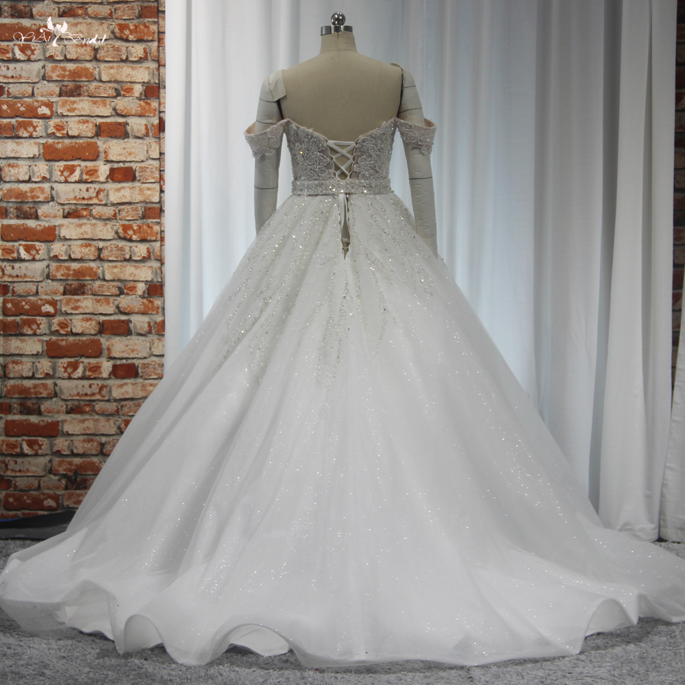 RSW1913 Best off shoulder ball gown wedding dress Company - Yiaibridal 10