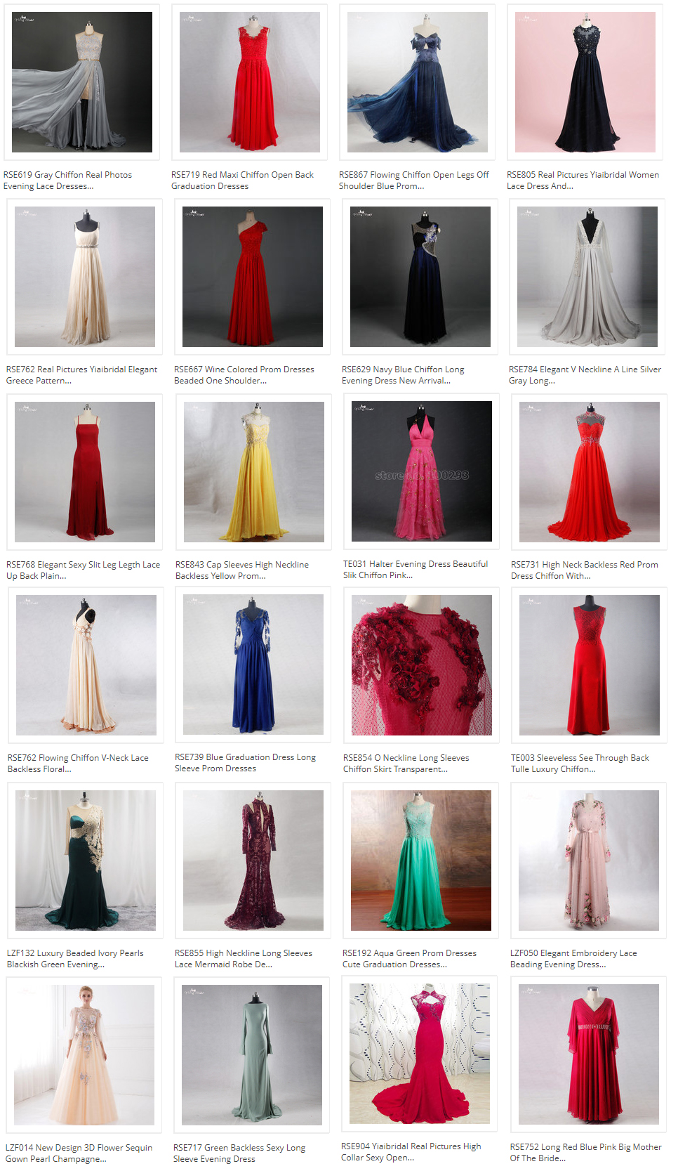 Kadın Kıyafeti Uzun Balo Elbisesi RSE865 Balenli Üst Çiçek Desenli Sonbahar İlkbahar Parti Elbisesi Balo Elbisesi 9