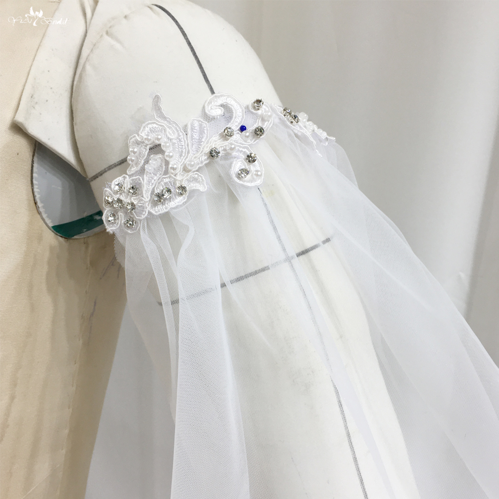 Customized Puffy Tulle Wedding Gloves Sleeves For Bride RSG29 manufacturers From China | Yiaibridal 6