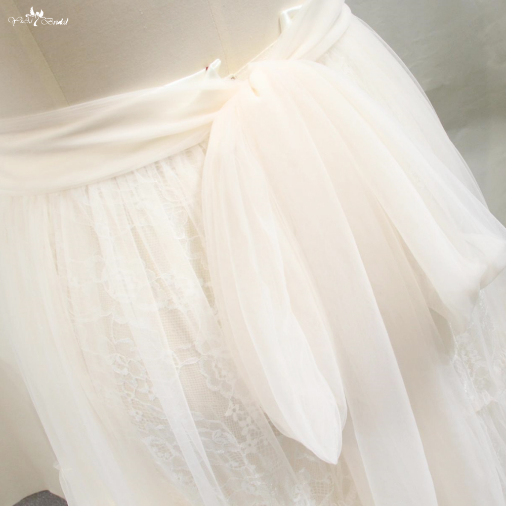 Jupe en tulle de qualité Jupe de mariage Sous-couche en dentelle RST13 Fabricant | Yiaimariée 7