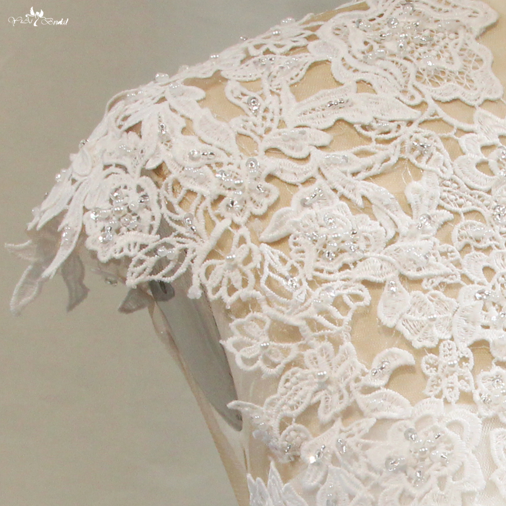 שמלת כלה פשוטה סאטן RSW1808 שמלת כלה כתף אחת קו 13