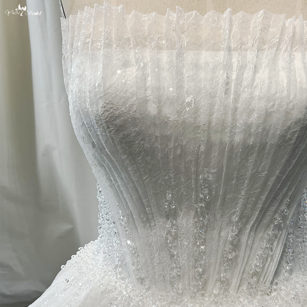 Maßgeschneiderte Big Rolls übertriebene Prinzessin Ballkleid Brautkleid RSW1812 Hersteller aus China | Yiaibridal 5