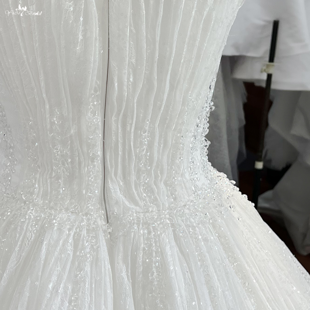 Maßgeschneiderte Big Rolls übertriebene Prinzessin Ballkleid Brautkleid RSW1812 Hersteller aus China | Yiaibridal 6