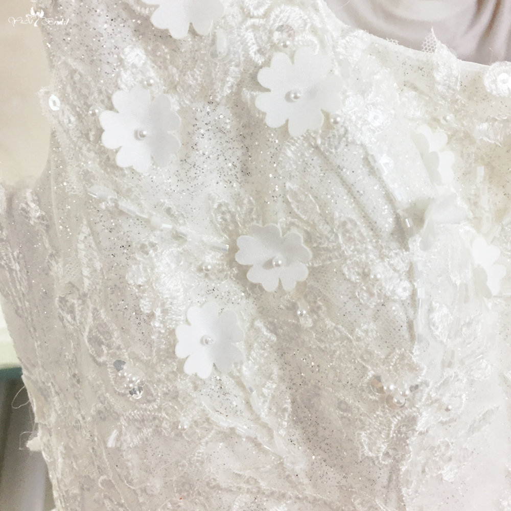 Quality Square Neckline Bridal Gown Lace Wedding Dress Arabia RSW1790 Manufacturer | Yiaibridal 9