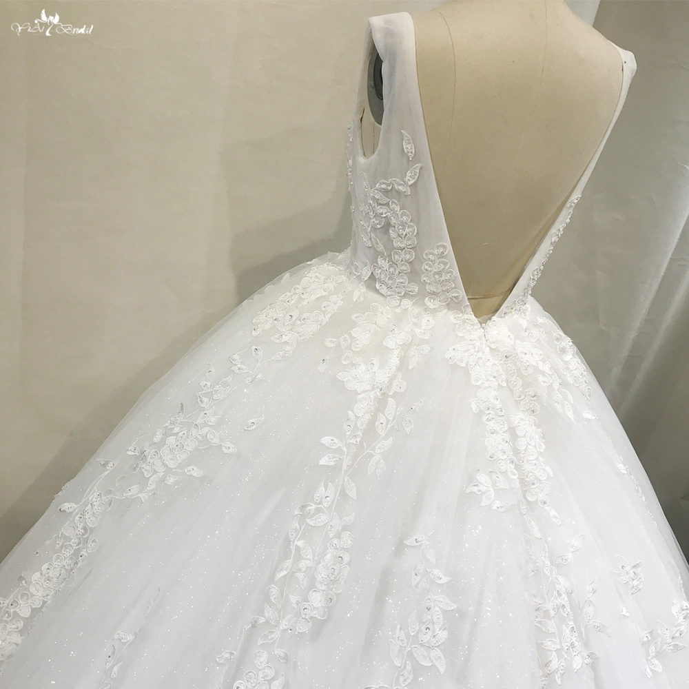 Customized V Neckline Princess Ball Gown Wedding Dress Manufacturers From China | Yiaibridal 1