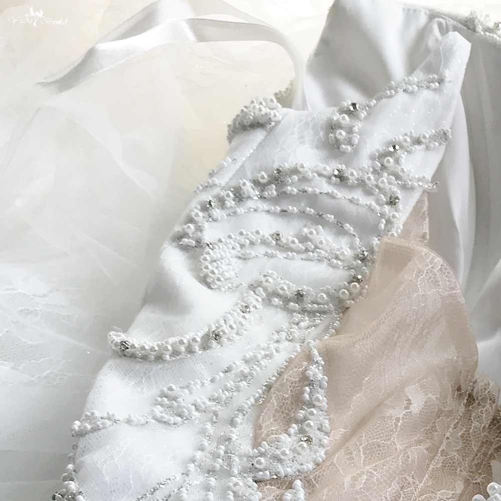 Mermaid Lace Wedding Dress customization With Detachable Long Sleeves RSW1778 Supplier From China | Yiaibridal 11