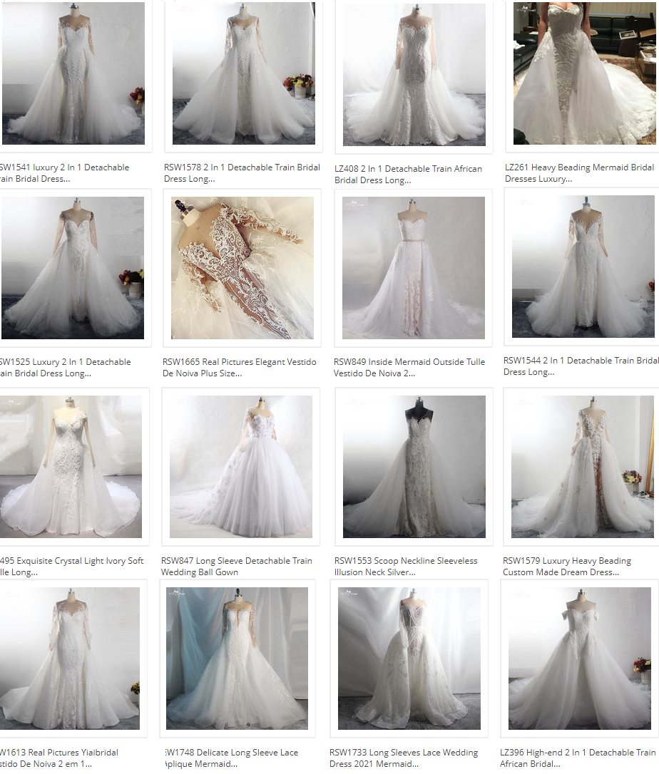 V Neckline Lace Wedding Dress Cap Sleeves With Detachable Train 10