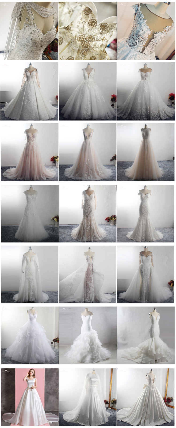 V Neckline Sheer Long Train Lace Appliques Mermaid Wedding Dresses Red Dress 14