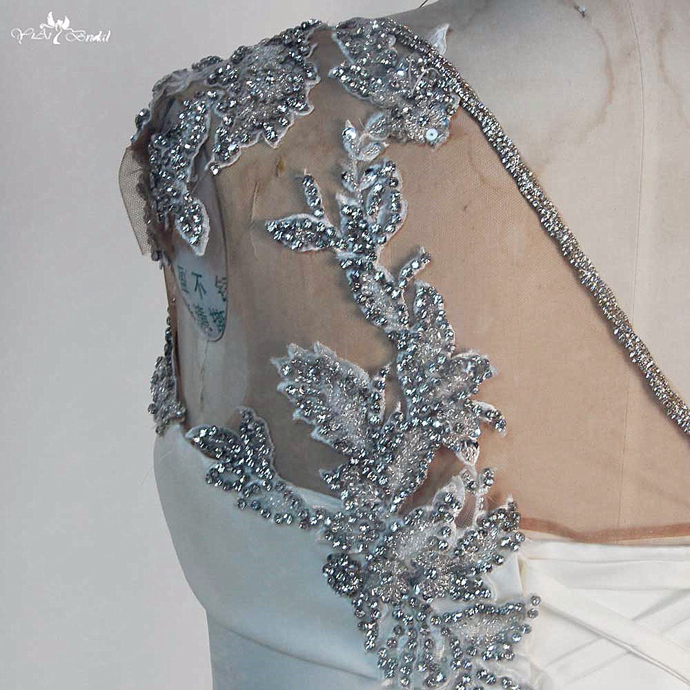 Africa Women One Shoulder Satin Body Elegant Vestido De Noiva Sereia 9