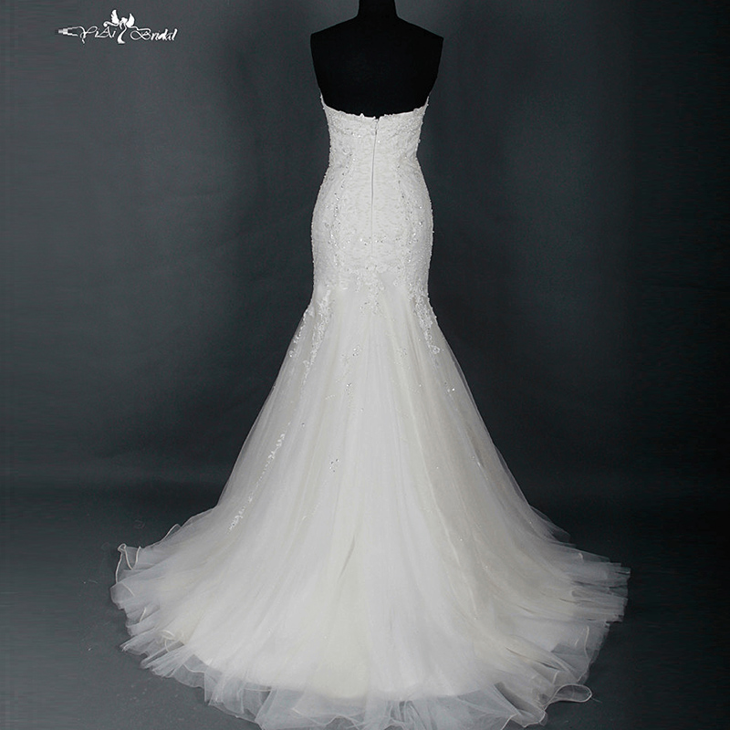 Best Hochzeitskleid Sweetheart Tulle Lace Mermaid Wedding Dress Company - Yiaibridal 11