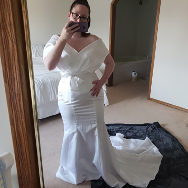 Simples Elegância Branco Cetim Macio Vestido Sereia Plissado Um Ombro Laço Faixas Vestidos de Baile Robe De Soirée 10