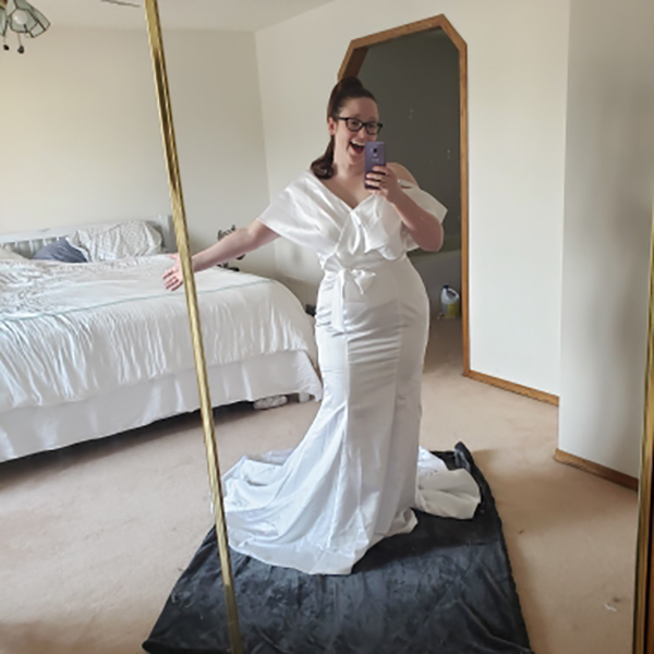 Simples Elegância Branco Cetim Macio Vestido Sereia Plissado Um Ombro Laço Faixas Vestidos de Baile Robe De Soirée 11