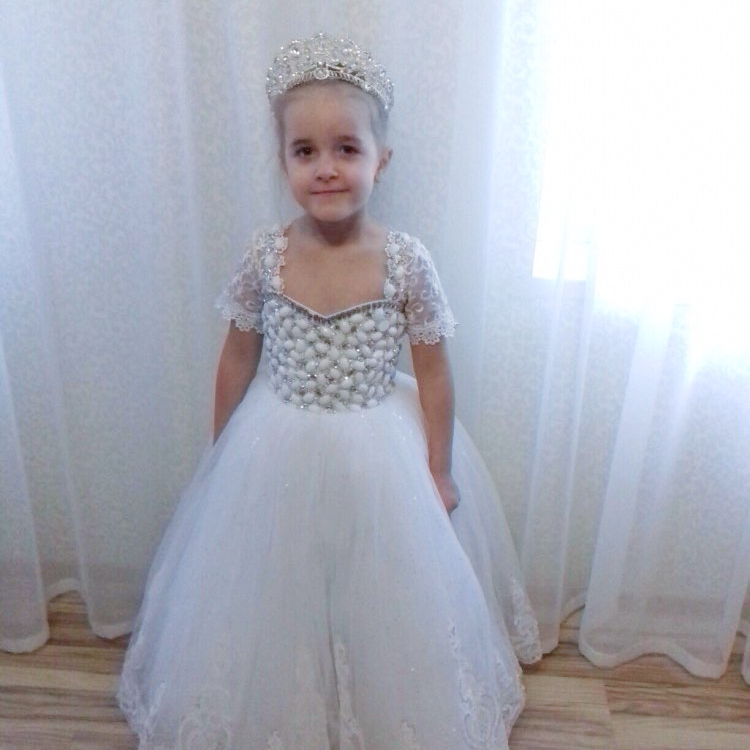 Professional Flower Girl Dresses for Children Gown manufacturers FG66 5