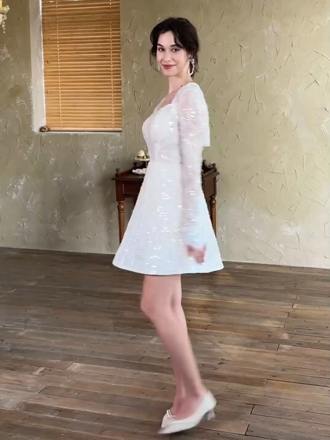 Stunning Sequin Lace Wedding Dresses With Jacket 1