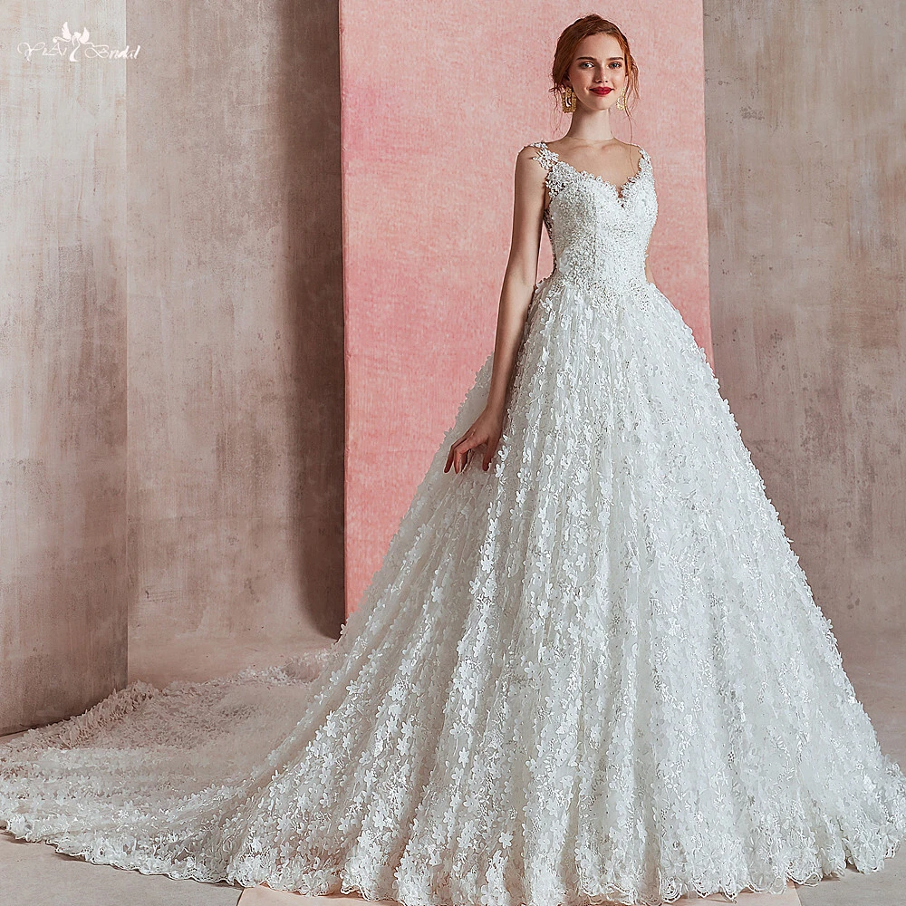 3Dフラワーパフィースカートセクシーイリュージョンバックウェディング