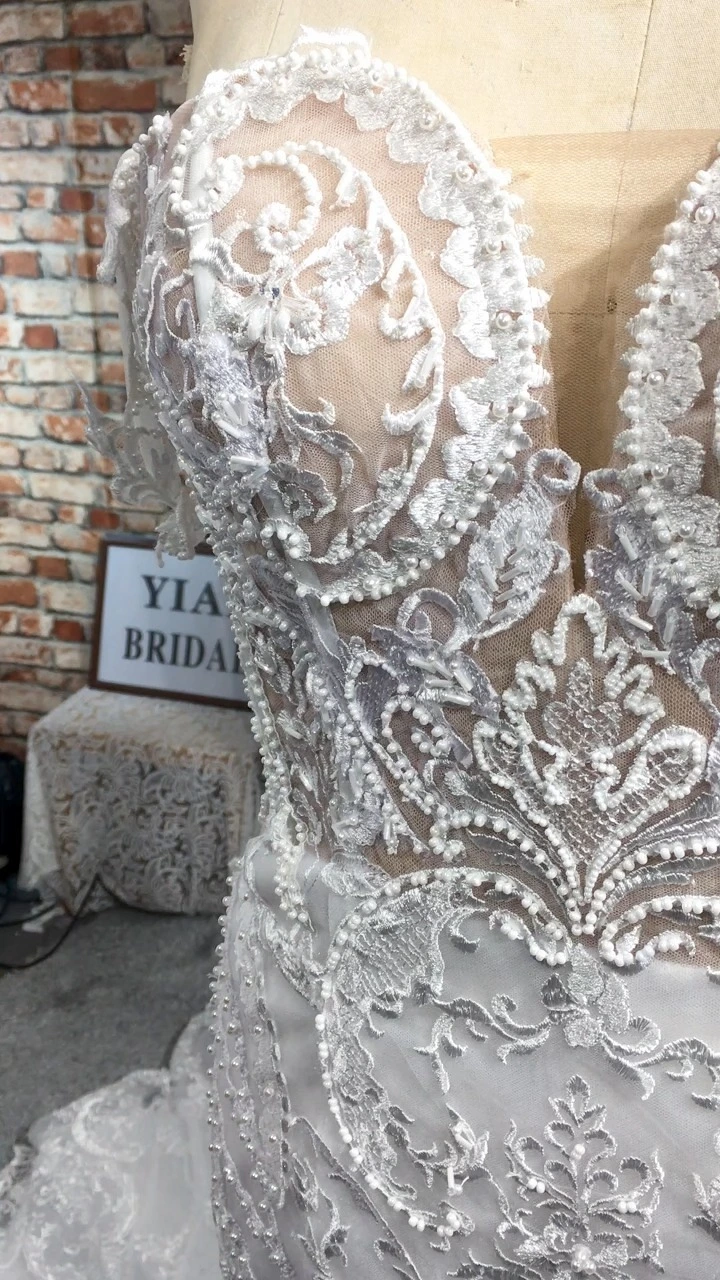White Wedding Dresses on Sale RSW2184 Off Shoulders Mermaid Custom Wedding Dress Maker 1