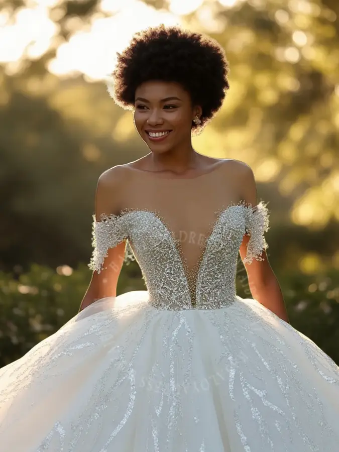 サテンのストラップレスウェディングドレス,カスタムライン,ブライダルガウン,Vネック,プリーツ,サイドスリット,床の長さ,大きいサイズ ウェディングボールガウンのサプライヤー |イアイブライダル