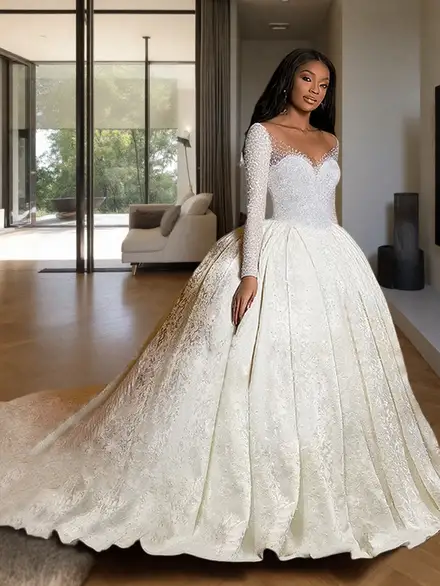 Mac Duggal*ストラップレス*花柄*優雅なボールガウンドレス ウェディングボールガウンのサプライヤー |イアイブライダル