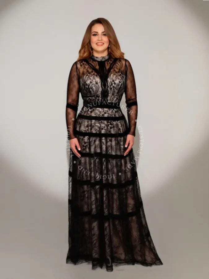 エレガント✨パーティー　ナイト　イブニングドレス 4 colors ロング イブニングドレス フリル エレガント スリム