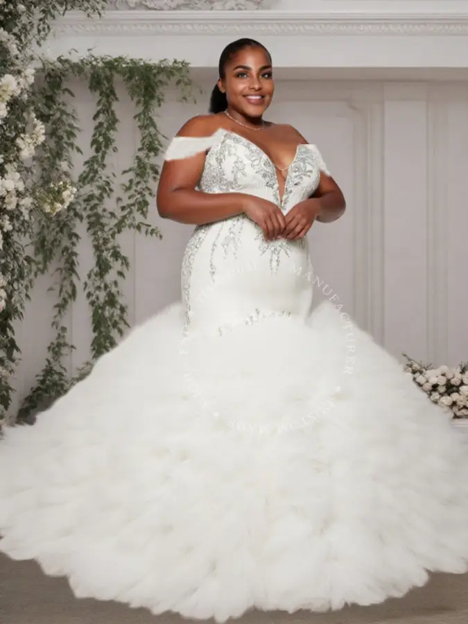 フリル スカート ウェディング ドレス メーカー & サプライヤー