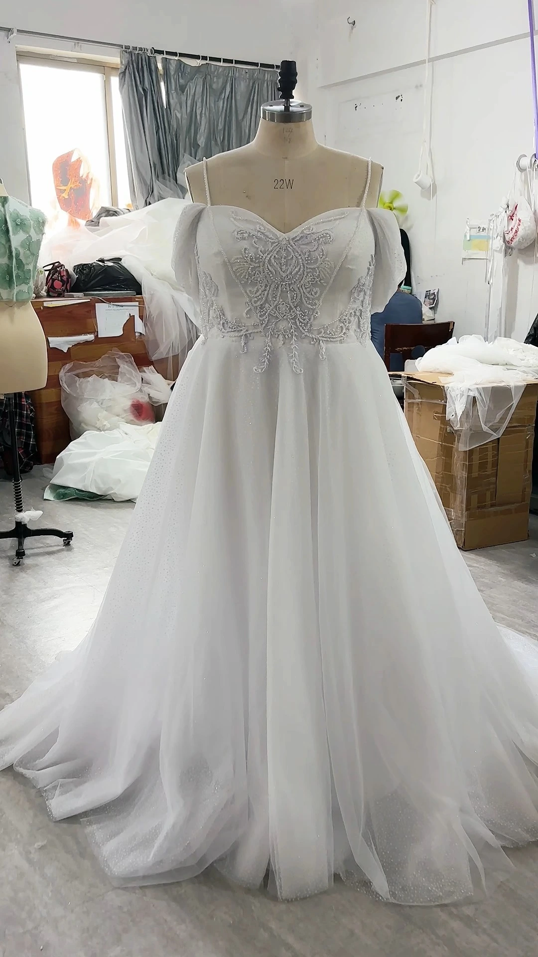 RSW2408 vestido casamento ombro bir ombro vestido de noiva hamile gelinlikler artı boyutu 1