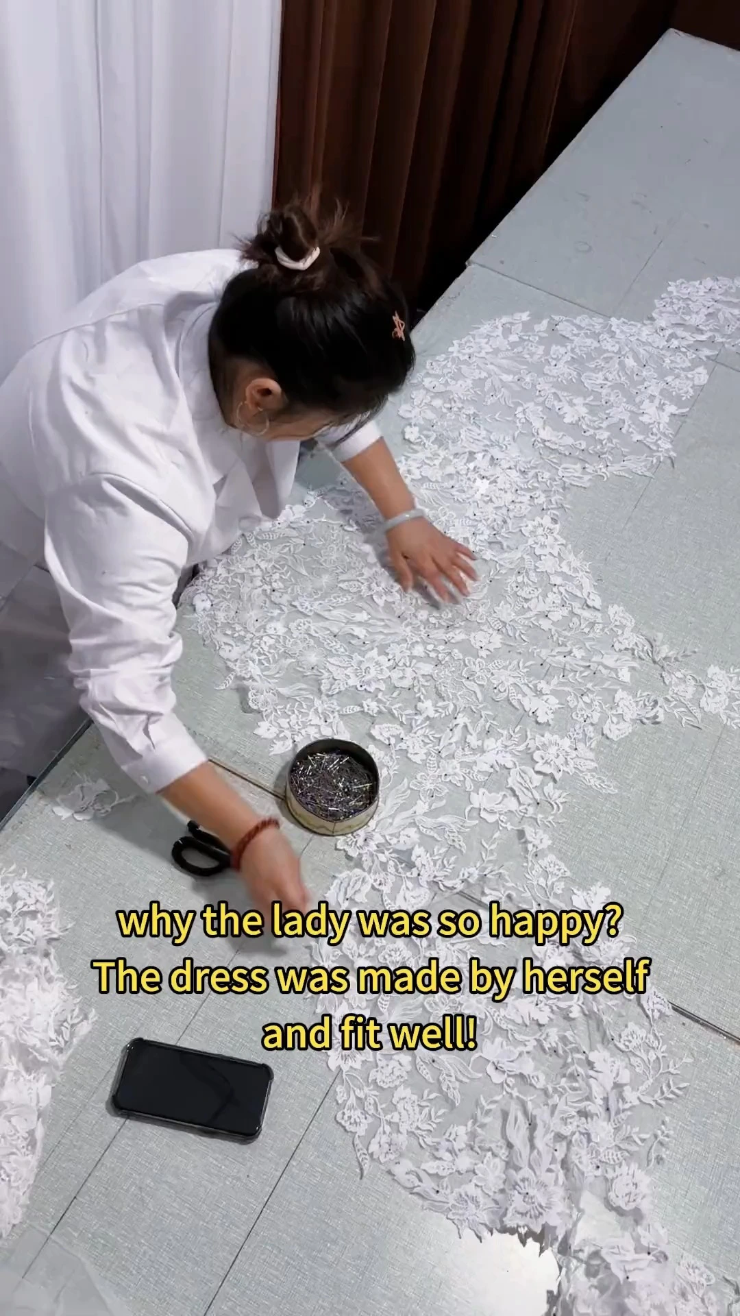 RSW2354 Büyük Beden Kadınlar İçin A Kesim Beyaz Şeffaf Dantel Korse Uzun Şifon Gelinlik 1