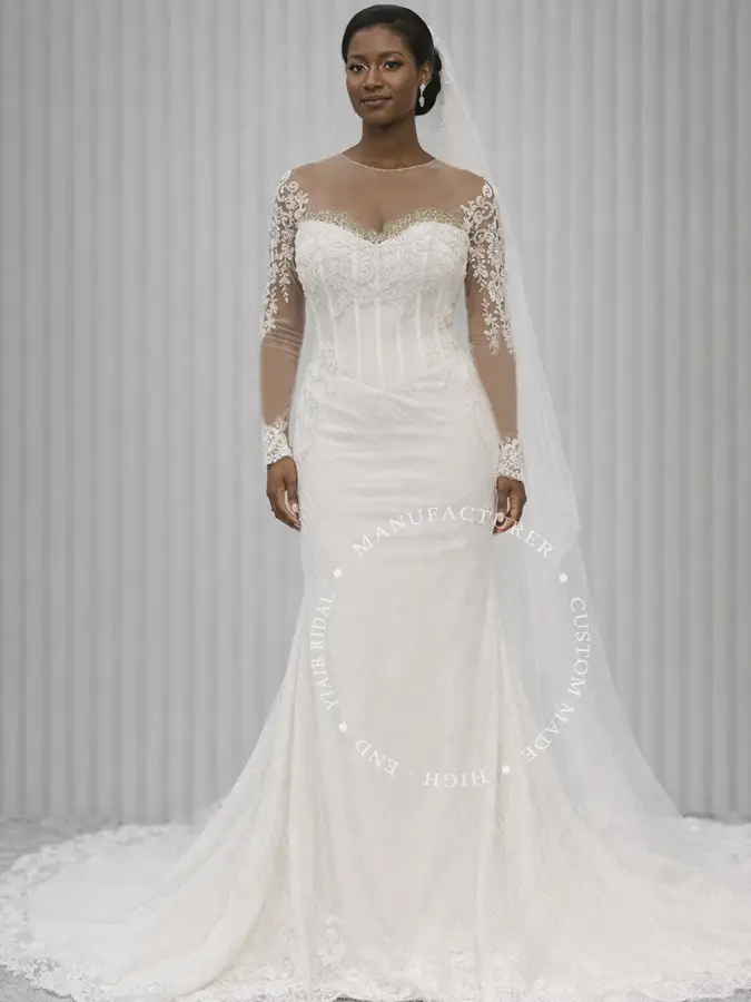 プラスサイズウェディングドレス プラスサイズのウェディングドレス&ブライダルガウン| Yiaibridal