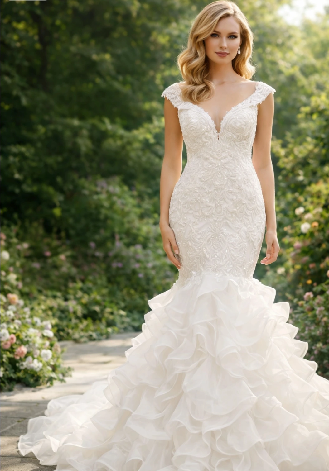 Trending Mermaid Wedding Dress Designs For 2025 RSW2328 Spaghetti Straps Mermaid Wedding Dress Applique Open Back Plus Size Bridal Gown-1775031250820839 1