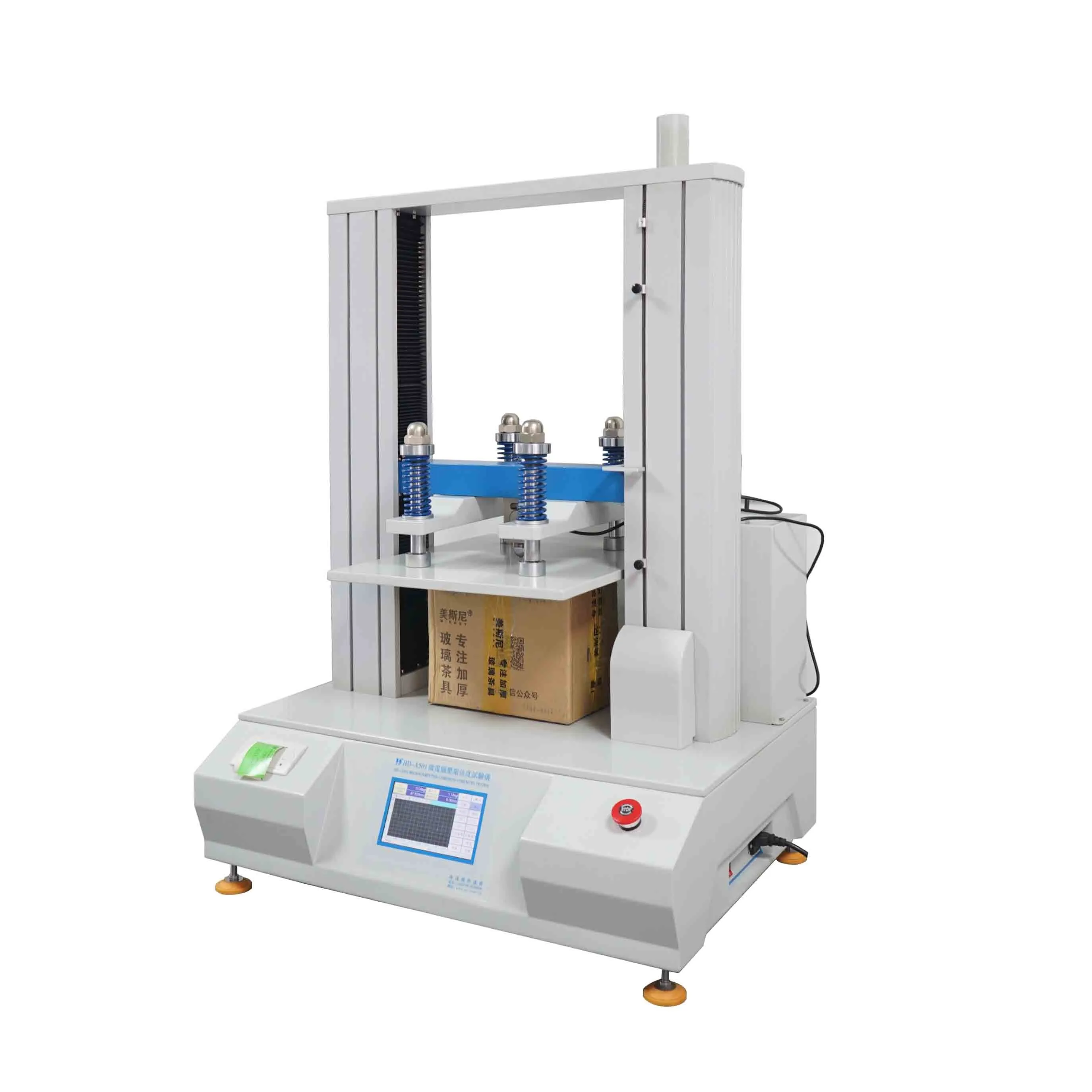 Microcomputer type paper box compression testing machine 1