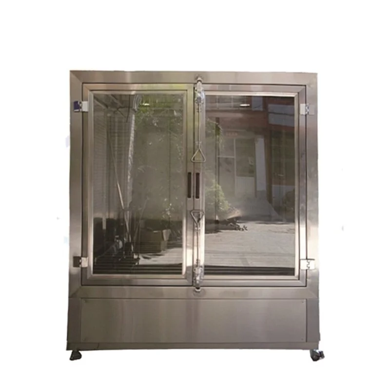 Arched pendulum tube rain tester 1