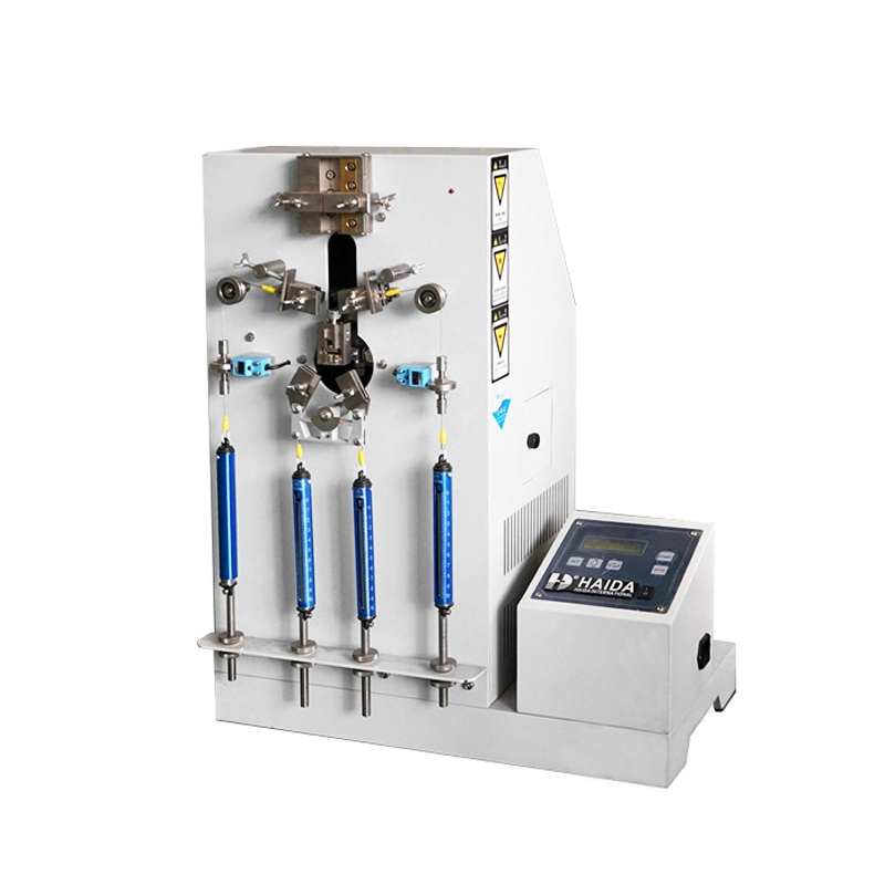 Zipper pull reciprocating fatigue testing machine 1