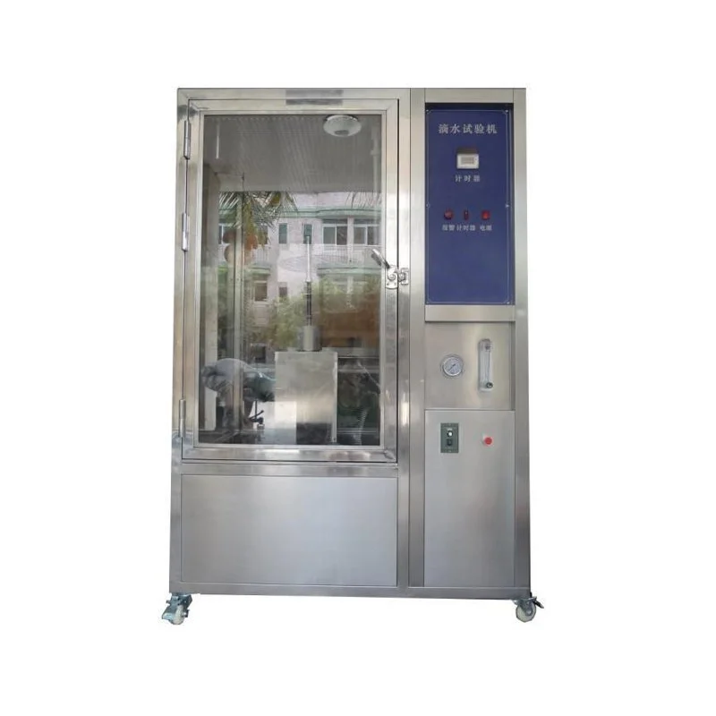 Water drip test chamber with ipx1 ipx2 1