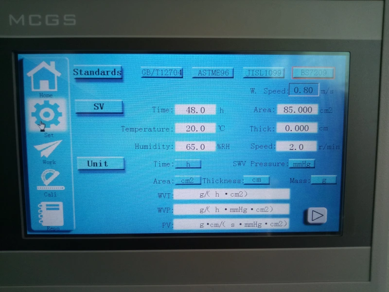 Vapour Permeability Tester 5