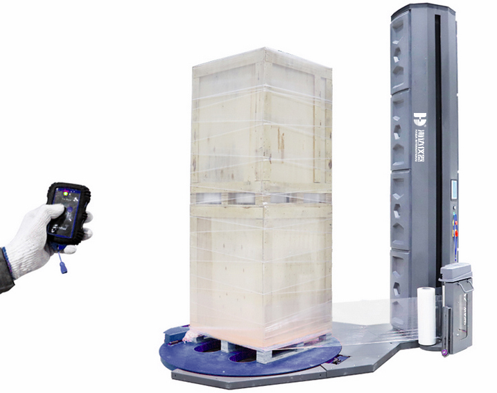 Model E/M Type Turntable Fully Automatic Pallet Wrapping Machine 5