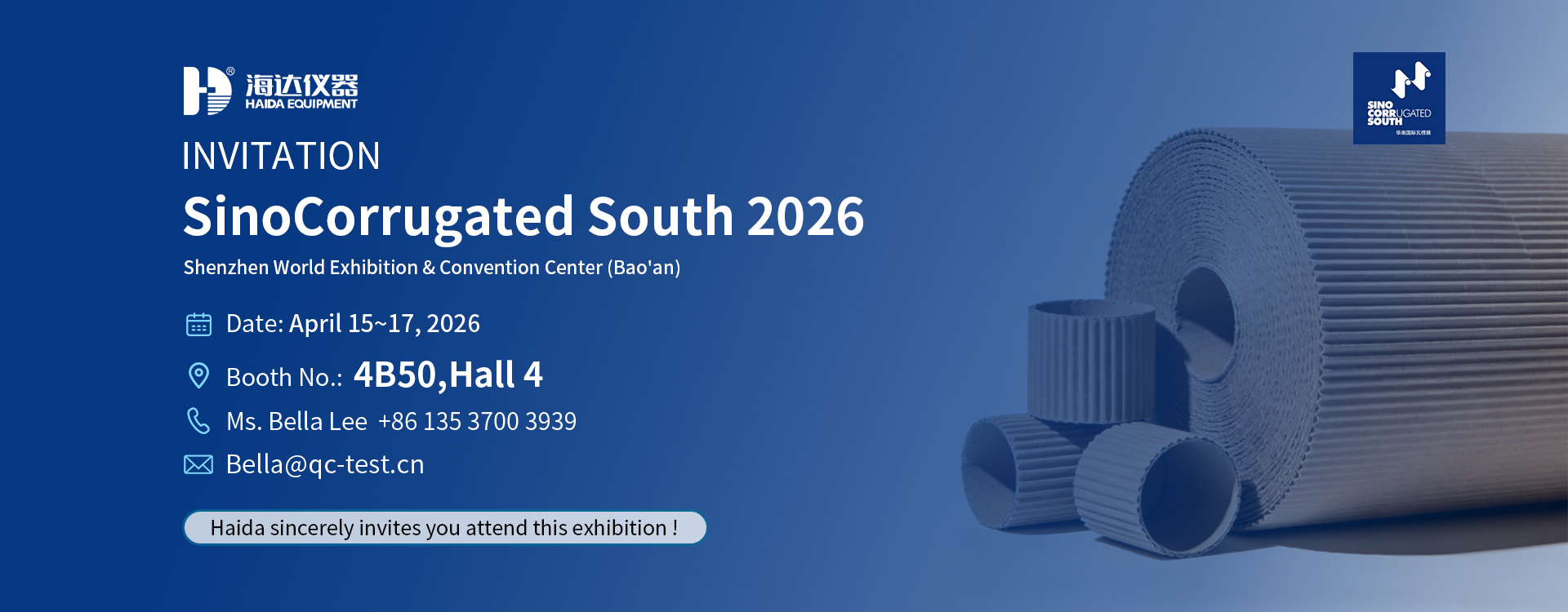 corrugated paper banner-750