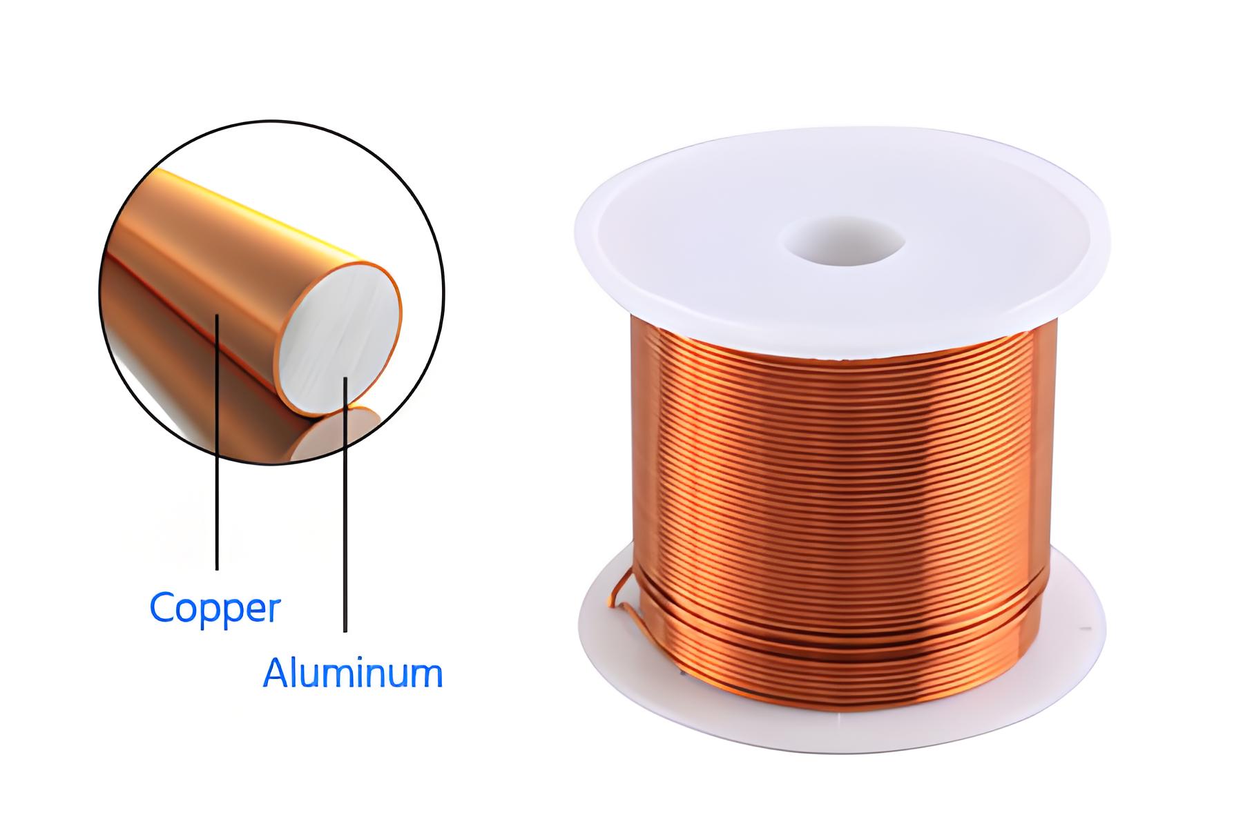CCA-ทองแดงหุ้มอลูมิเนียม CCA ตัวนำ ASTM B566/ฯลฯ 7