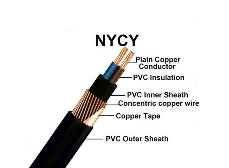 NYCY 0,6/1kV tápkábel 7