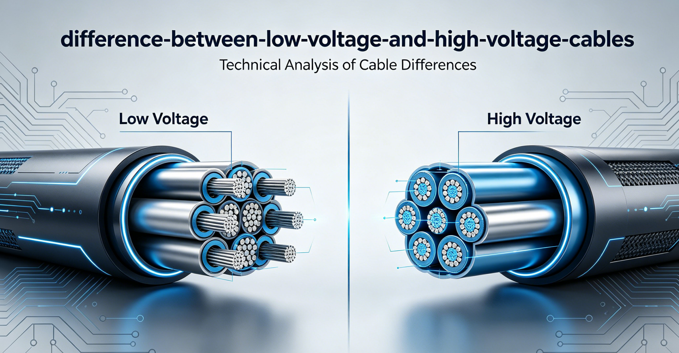 Difference Between Low-Voltage and High-Voltage Cables | KINGYEAR