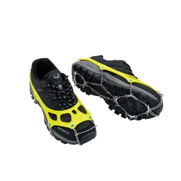 Thirteen 7mm stainless steel spiked ice crampons for hiking and anti-slip 1