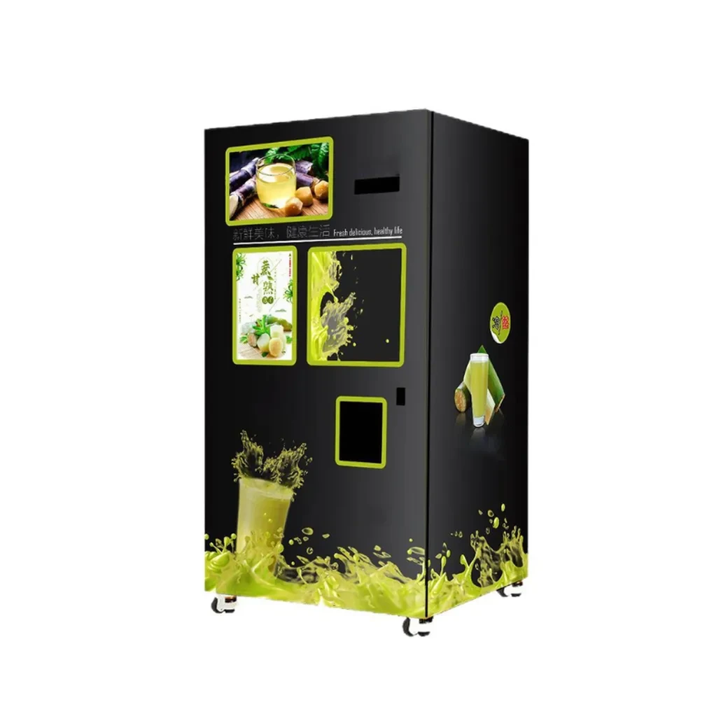 Freshly Squeezed Sugarcane Juice Vending Machine 100% Chilled Natural Juice 1