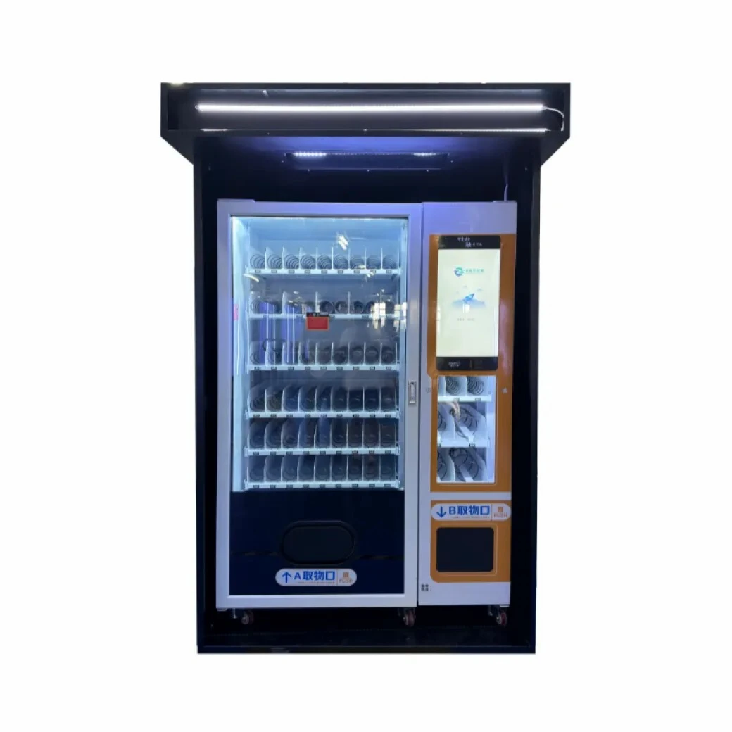 Weatherproof Outdoor Snack & Drink Vending Machine – Fully Protected & Secure 1