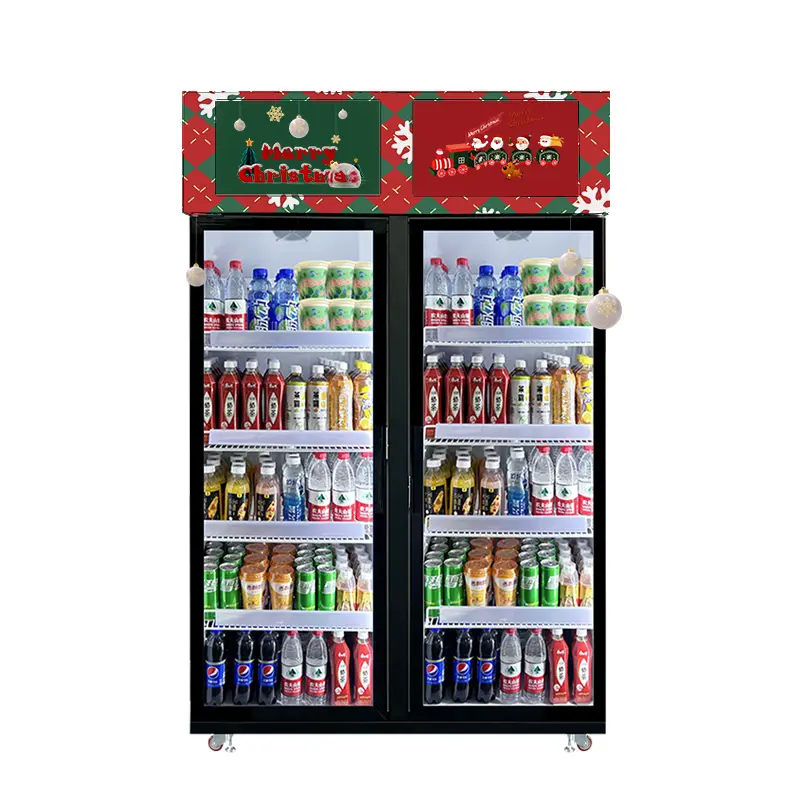 Ultimate Christmas Shopping Guide: AI Double Door Camera Smart Fridge Vending Machine By WEIMI 1