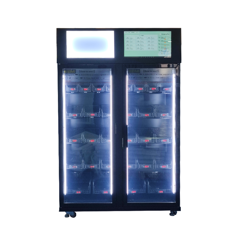Twin-Door Packaged Beverage Retail Fridge — reference equipment view