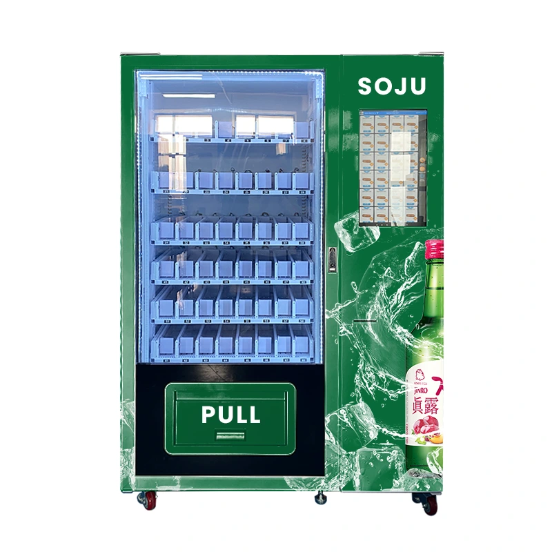WEIMI Soju vending machines are safe to ship and can sell soju beer and foreign liquor placed on the streets of Korea 1