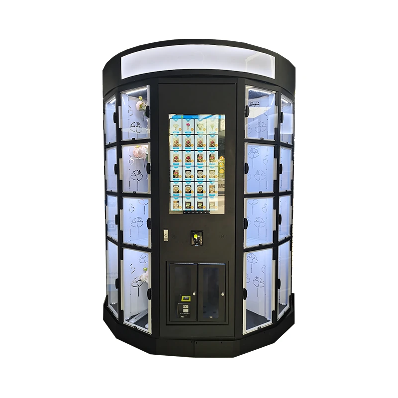 Touchscreen Self-Service 24-Hour Flower Vending Machine With 15℃ Cooling System And Air Circulation Device 1
