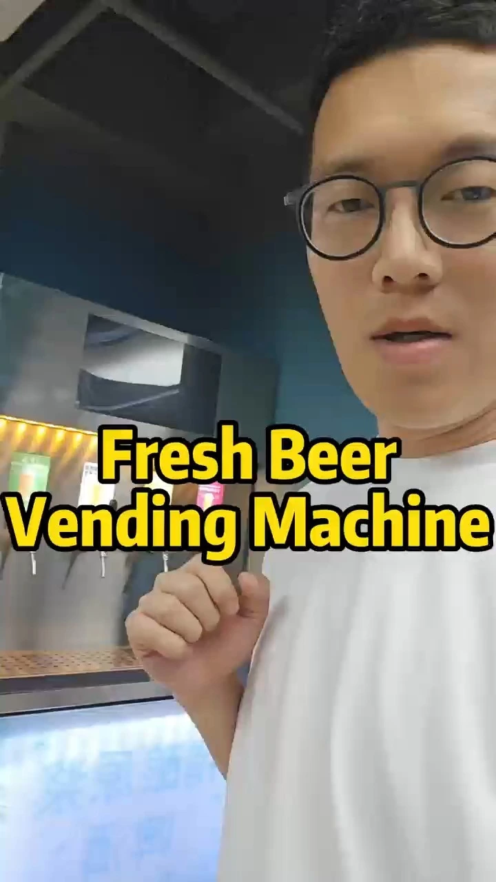 4 개의 드래프트 맥주 자동 분배 셀프 서비스 시원한 맥주 자동 판매기 1