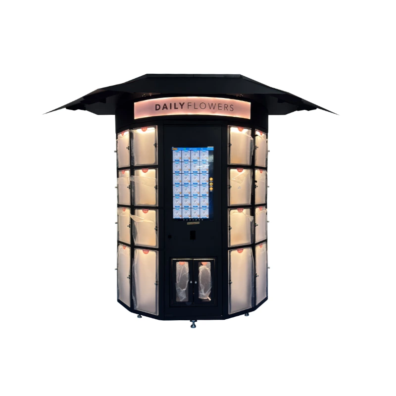 24/7 Smart Outdoor Flower Vending Machine With Refrigeration System And 32-Inch Touch Screen 1