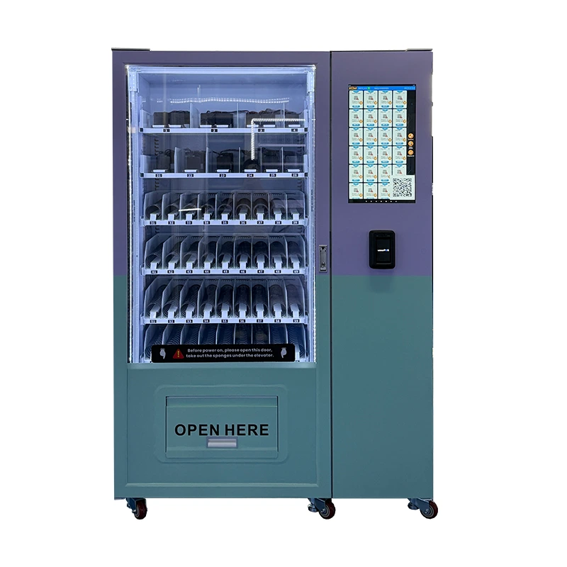 Ice cream vending machine equipped with 21.5-inch touchscreen with -22°C freezing compartment 1