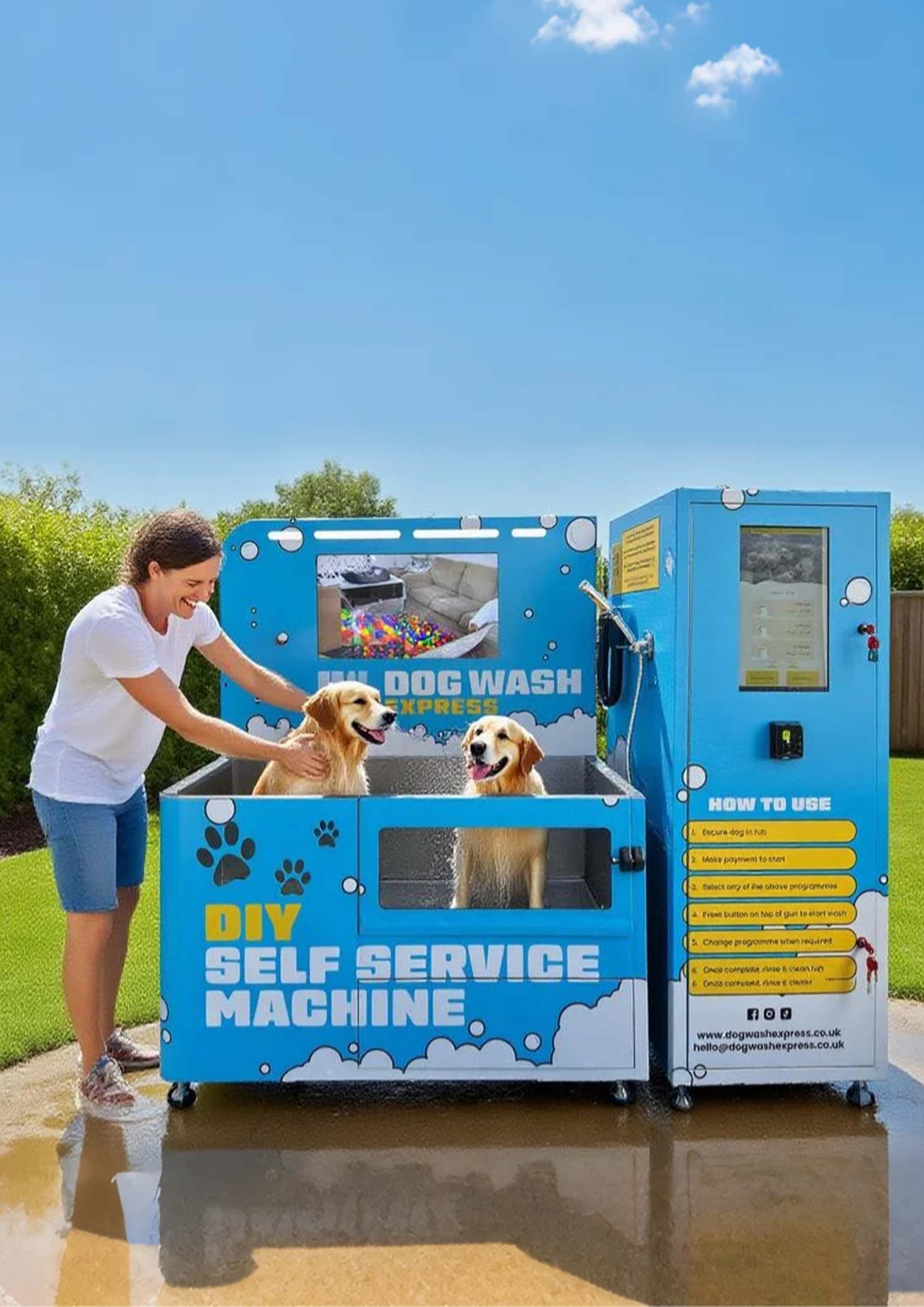 Self-Service Dog Washing Machine