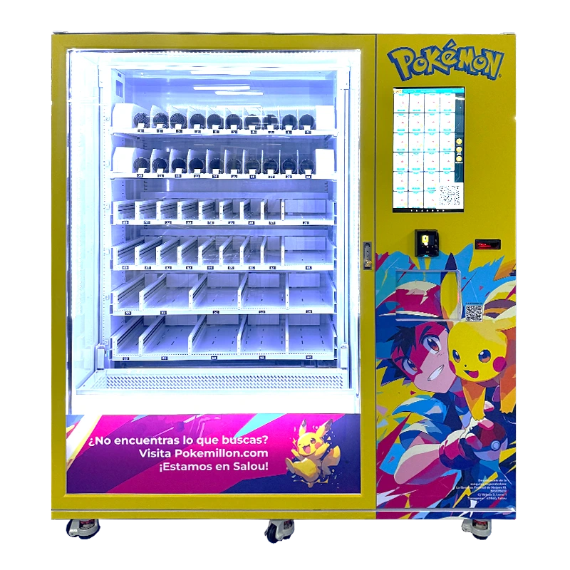 Pokémon & toy vending machine with 22-inch HD touchscreen with elevator for item pickup 1